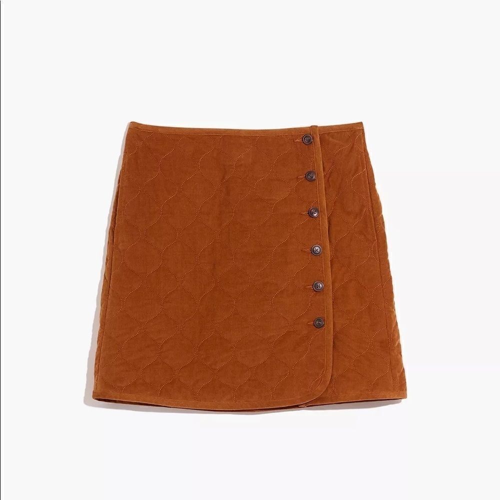 Madewell Corduroy Quilted Mini Skirt